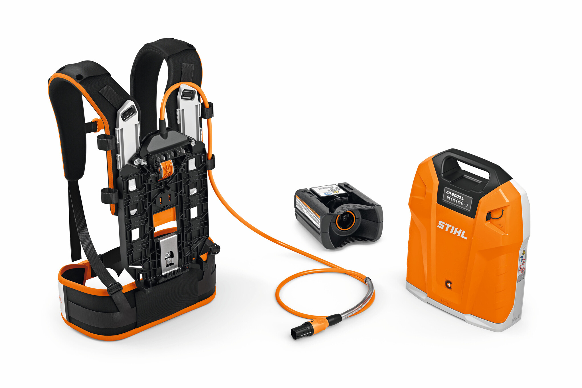 AR 2000 L, Batería de mochila